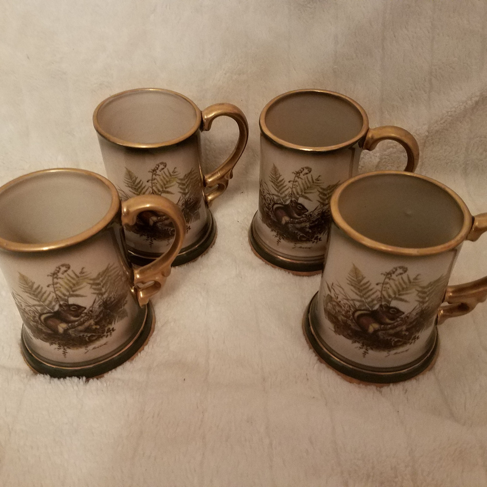 James B. Beam 4 Regal Beer Mugs
